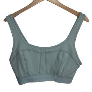 Fabletics Sports Bra Women L Blue Active Performance Style BA2149682 Run Gym